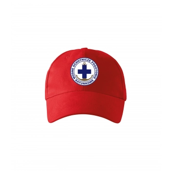 Czerwona czapka ratownika medycznego WOPR
